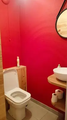Salle de bains dans l'établissement maison proche ocean