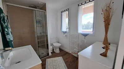 Salle de bains dans l'établissement Euphrasie