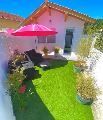 Jardin de l'établissement La Maison Zébulon