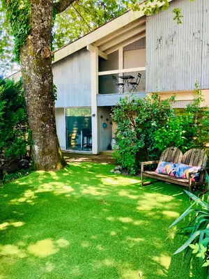 Jardin de l'établissement Location Bassin Arcachon