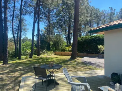 Jardin de l'établissement La Maison de Moliets &Maa plage et Golf