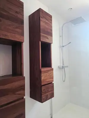 Salle de bains dans l'établissement Maison confortable 6 pers Lac Sanguinet