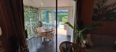 Plan de l'établissement Joli chalet exotique à Biscarrosse-Lac