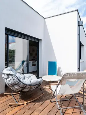Terrasse ou espace extérieur de l'établissement Villa Douceur d'Océane