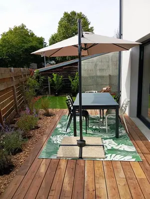 Terrasse ou espace extérieur de l'établissement Maison neuve à 7km of Plage de Contis