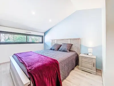 Un ou plusieurs lits dans un hébergement de l'établissement Villa Villa les Verdiers by Interhome