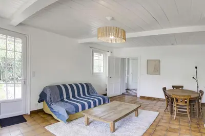Coin salon dans l'établissement El Dar - A 1 km de la plage