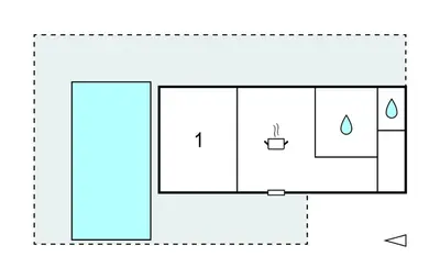 Plan de l'établissement Superbe Maison Avec Piscine