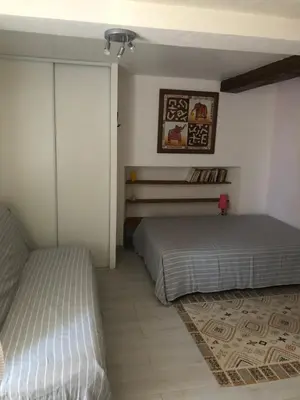 Un ou plusieurs lits dans un hébergement de l'établissement House 2 people
