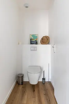 Salle de bains dans l'établissement Maison vacances à Labenne