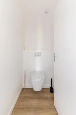 Salle de bains dans l'établissement Maison vacances à Labenne