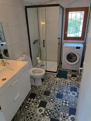 Salle de bains dans l'établissement Maison à Vieux Boucau les Bains