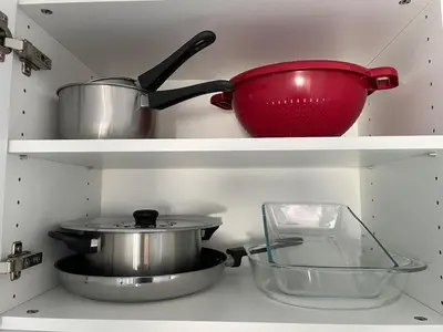 Cuisine ou kitchenette dans l'établissement Studio calme et rénové -230