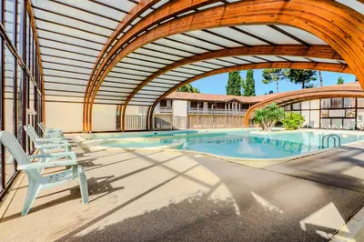 Piscine de l'établissement Appartement de type 2 cabine pour 4 personnes ou située à proximité
