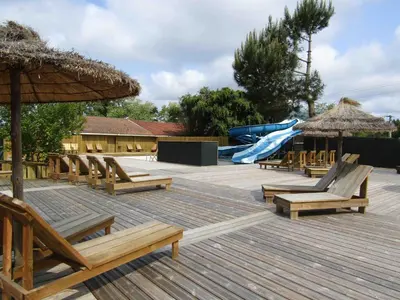 Piscine de l'établissement Mobil-home Camping MIMIZAN ou située à proximité