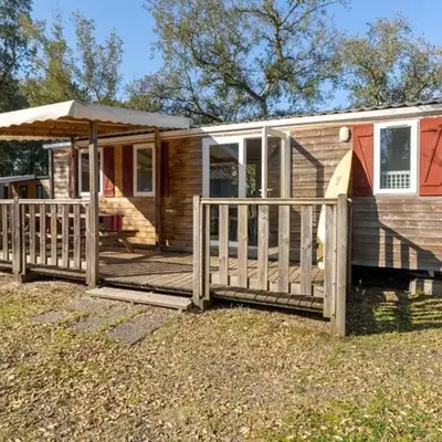 Mobil home pour 7 pers avec terrasse à Soustons - API-1-52-418