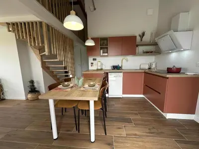 Cuisine ou kitchenette dans l'établissement Fauceana