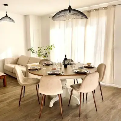 Maison climatisée 3 chambres avec jardin