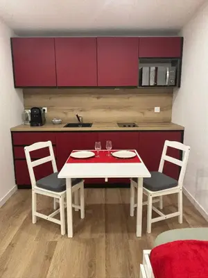 Cuisine ou kitchenette dans l'établissement DACSE-VILLAGE - Gite 04