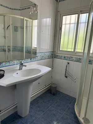 Salle de bains dans l'établissement La petite vague du pyla