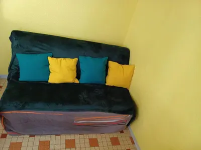 Coin salon dans l'établissement Appartement moderne à Moliets-et-Maa de 24 m²