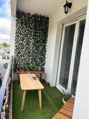 Balcon ou terrasse dans l'établissement Appart-entis