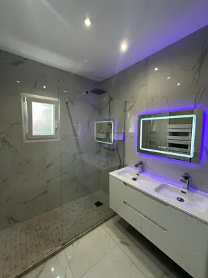 Salle de bains dans l'établissement Horizon Ocean