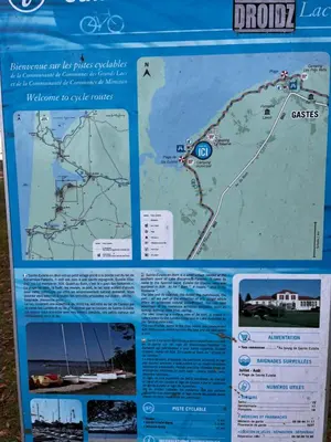 Plan de l'établissement Bungalow bord de Lac Biscarosse
