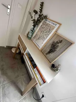 Plan de l'établissement Appartement cosy avec Clim et jardin centre de Gujan