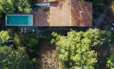 Jardin de l'établissement Villa in the pines with pool and AC