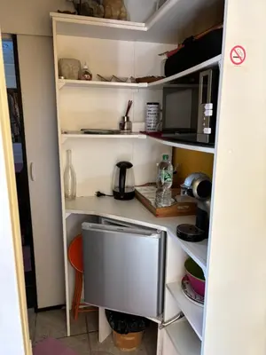 Cuisine ou kitchenette dans l'établissement Bali