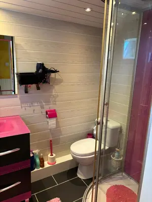 Salle de bains dans l'établissement Bali