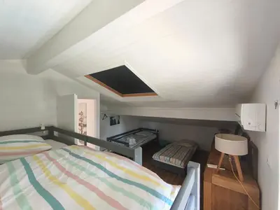 Un ou plusieurs lits dans un hébergement de l'établissement Charming and comfortable villa, golf and ocean nearby