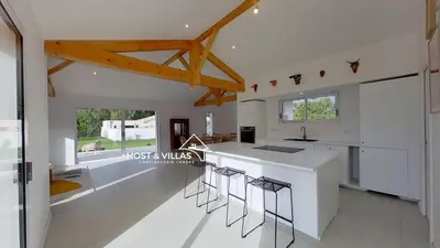 Cuisine ou kitchenette dans l'établissement Host Villas CASA SOLEADA Tosse