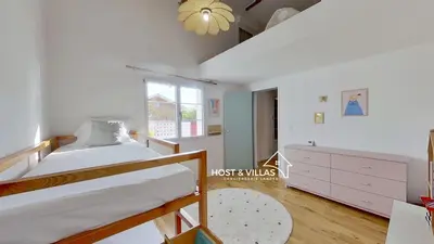Un ou plusieurs lits dans un hébergement de l'établissement Host Villas CASA SOLEADA Tosse