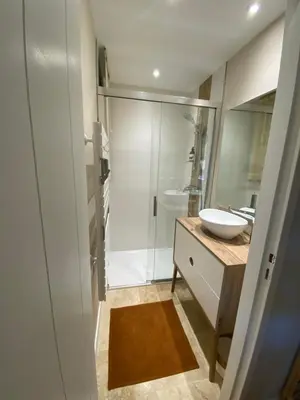 Salle de bains dans l'établissement L Esprit du Cap