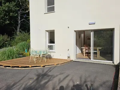 Terrasse ou espace extérieur de l'établissement Appartement entouré de verdure