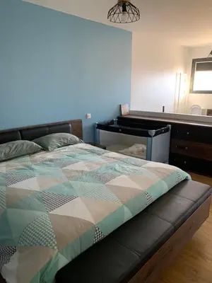Un ou plusieurs lits dans un hébergement de l'établissement Maison du Lanot