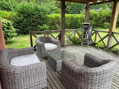 Jardin de l'établissement Maison familiale à louer