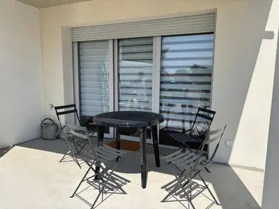 Balcon ou terrasse dans l'établissement Appartement neuf