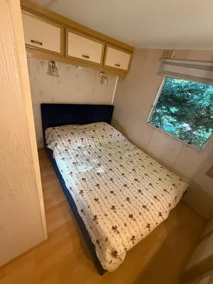 Un ou plusieurs lits dans un hébergement de l'établissement Mobil-home