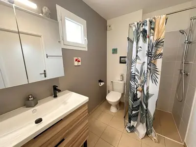 Salle de bains dans l'établissement Un cocon de sérénité