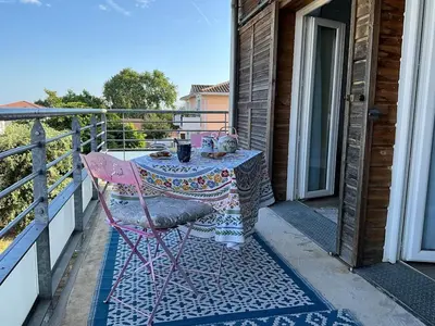 Balcon ou terrasse dans l'établissement Un cocon de sérénité