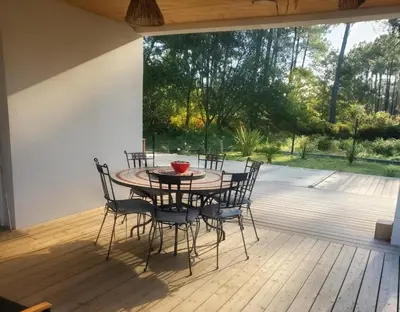 Jardin de l'établissement Villa Kentève