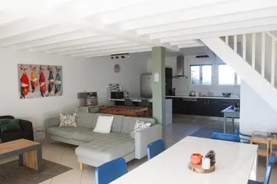 Plan de l'établissement Loft Bourdaines beach and wood