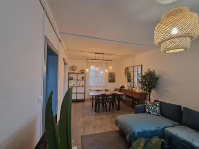Coin salon dans l'établissement Casa Samana maison 4 chambres à Mont de Marsan
