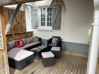 Coin salon dans l'établissement Casa Samana maison 4 chambres à Mont de Marsan