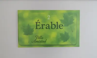 Plan de l'établissement Villa Amistad - centre - parking - jardin - lave linge et vaisselle