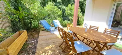 Jardin de l'établissement Sérénité à l'Orée des bois