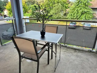 Balcon ou terrasse dans l'établissement Couleur océan
